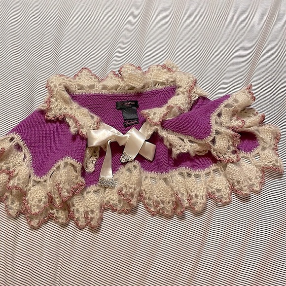 100% cashmere knitted collar unique and paid 3000 euro! - Picture 3 of 6